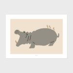 ArtPrint - Big Hippo